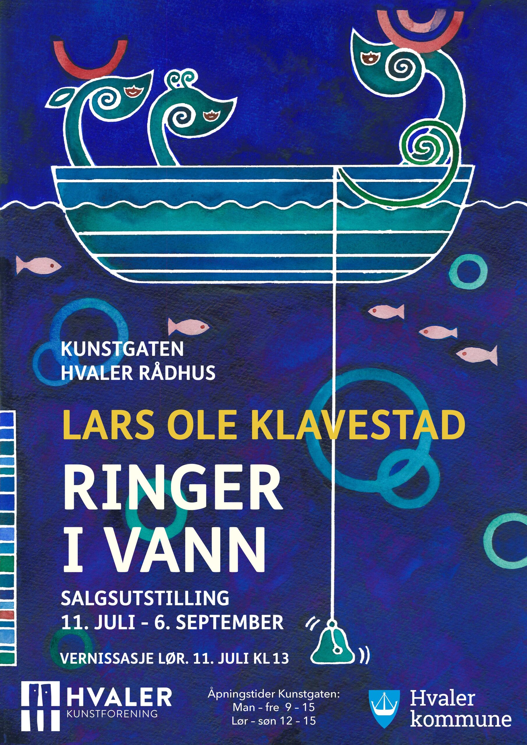 Invitasjon utstilling med Lars Ole Klavestad, Hvaler Kunstforening